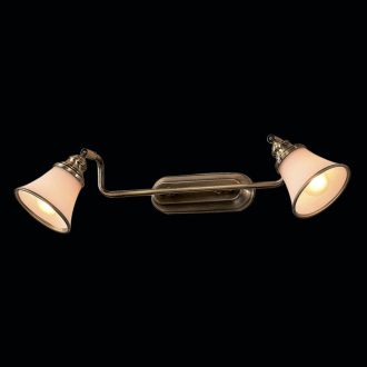 Спот Citilux Прованс CL511523, 2×E14 по 60 Вт, бронзовый/белый
