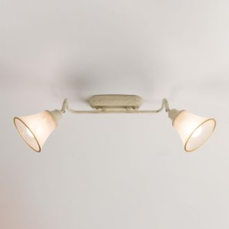 Спот Citilux Прованс CL511524, 2×E14 по 60 Вт, белый, классический стиль