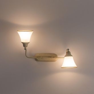 Спот Citilux Прованс CL511524, 2×E14 по 60 Вт, белый, классический стиль