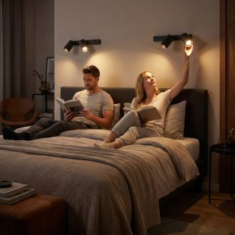 Спот Citilux Axel CL512521, 2×GU10 по 10 Вт, черный, современный стиль