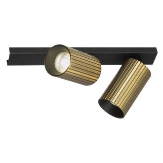 Спот Citilux Axel CL512523R, 2×GU10 по 10 Вт, черный/бронзовый