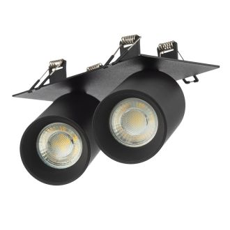 Спот Citilux Axel CL512D21, 2×GU10 по 10 Вт, черный, современный стиль