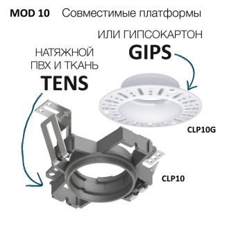 Спот Citilux SKYPORT.10 CL512S11, GU10, 10 Вт, черный, современный стиль