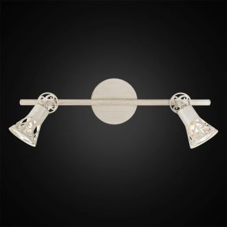 Спот Citilux Винон CL519525, 2×GU10 по 50 Вт, белый, прованс стиль