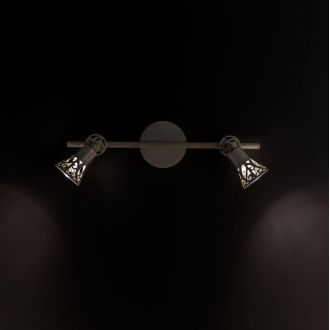Спот Citilux Винон CL519525, 2×GU10 по 50 Вт, белый, прованс стиль