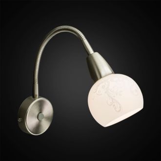 Бра Citilux Соната CL520311, E14, 60 Вт, хром матовый/бежевый