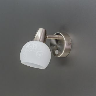 Бра Citilux Соната CL520511, E14, 60 Вт, хром матовый/бежевый