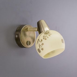 Бра Citilux Соната CL520513, E14, 60 Вт, бронзовый/кремовый, современный стиль