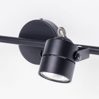 Спот Citilux Ринг CL525522, 2×GU10 по 50 Вт, черный, хай-тек стиль