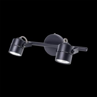 Спот Citilux Ринг CL525522, 2×GU10 по 50 Вт, черный, хай-тек стиль
