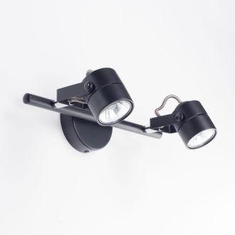 Спот Citilux Ринг CL525522, 2×GU10 по 50 Вт, черный, хай-тек стиль