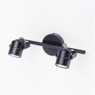 Спот Citilux Ринг CL525522, 2×GU10 по 50 Вт, черный, хай-тек стиль