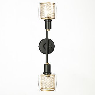 Спот Citilux Смит CL530525, 2×E14 по 60 Вт, черный/бронзовый