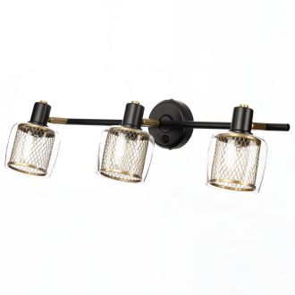 Спот Citilux Смит CL530535, 3×E14 по 60 Вт, черный/бронзовый