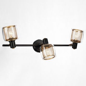 Спот Citilux Смит CL530535, 3×E14 по 60 Вт, черный/бронзовый
