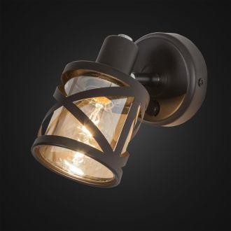 Спот Citilux Гессен CL536615, E14, 60 Вт, коричневый/прозрачный
