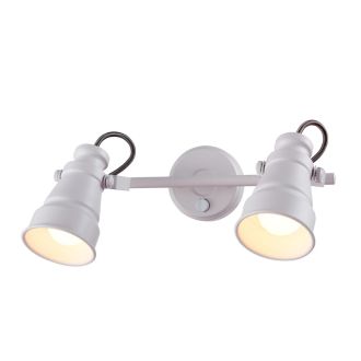 Спот Citilux Бейкер CL541520, 2×E14 по 60 Вт, белый, лофт стиль