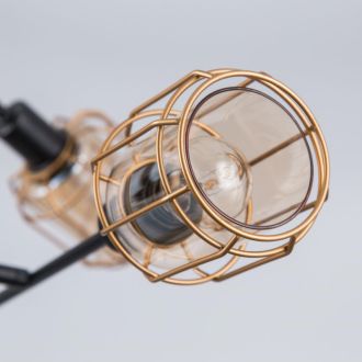 Подвесной светильник Citilux Таверна CL542162, 6×E14 по 60 Вт, черный/бежевый