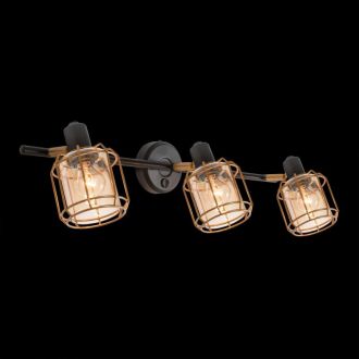 Спот Citilux Таверна CL542632, 3×E14 по 60 Вт, черный/бежевый