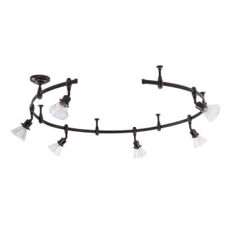 Трек-система Citilux Трек CL564561, 6×E14 по 60 Вт, коричневый/прозрачный
