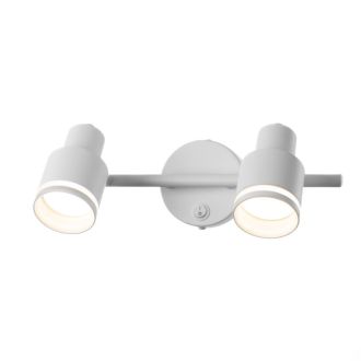 Спот Citilux Bruno CL565520, 2×GU10 по 12 Вт, белый, современный стиль