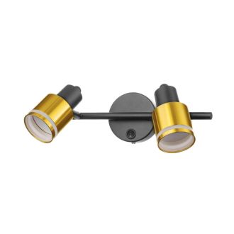 Спот Citilux Bruno CL565524, 2×GU10 по 12 Вт, черный/бронзовый