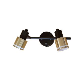 Спот Citilux Bruno CL565524, 2×GU10 по 12 Вт, черный/бронзовый