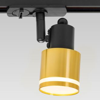 Светильник на шине Citilux Bruno CL565T14, GU10, 12 Вт, черный/бронзовый