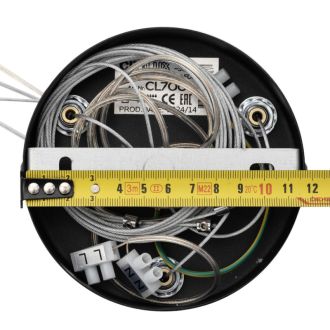 Подвес Citilux CL7001, черный, современный стиль, Ø12 см