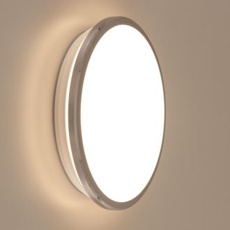 Накладной уличный светильник Citilux Луна CL702161W, LED 16 Вт, хром/белый