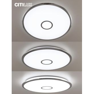 Накладной светильник Citilux Старлайт Смарт CL703A100G, LED 100 Вт, хром/белый