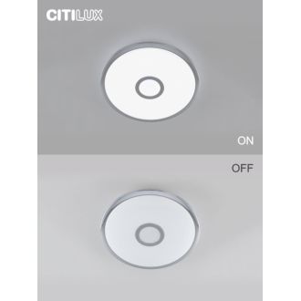 Накладной светильник Citilux Старлайт Смарт CL703A30G, LED 35 Вт, хром/белый