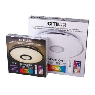 Накладной светильник Citilux Старлайт Смарт CL703A31G, LED 35 Вт, белый