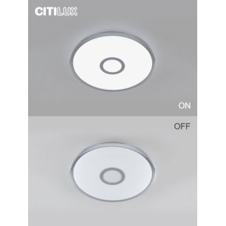 Накладной светильник Citilux Старлайт Смарт CL703A40G, LED 45 Вт, хром/белый