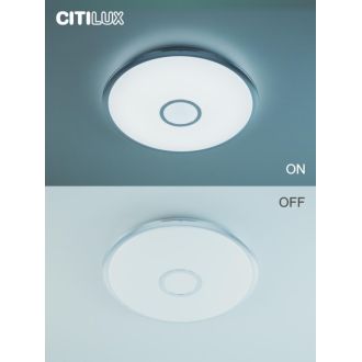 Накладной светильник Citilux Старлайт Смарт CL703A60G, LED 65 Вт, хром/белый