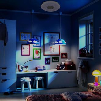 Накладной светильник Citilux Light & Music CL703M60, LED 60 Вт, хром/белый