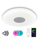 Накладной светильник Citilux Light & Music CL703M61, LED 60 Вт, хром/белый