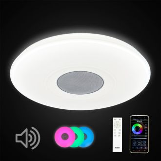 Накладной светильник Citilux Light & Music CL703M61, LED 60 Вт, хром/белый