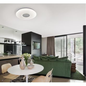 Накладной светильник Citilux Light & Music CL703M61, LED 60 Вт, хром/белый