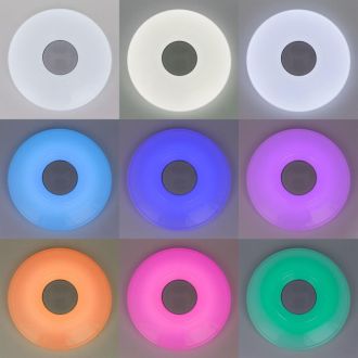 Накладной светильник Citilux Light & Music CL703M61, LED 60 Вт, хром/белый