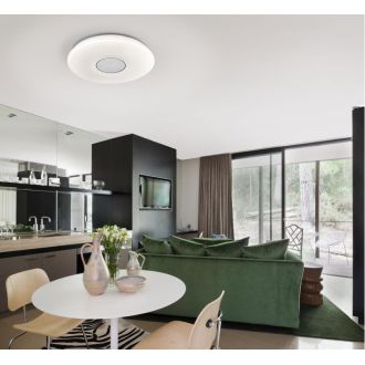 Накладной светильник Citilux Light & Music CL703M61, LED 60 Вт, хром/белый
