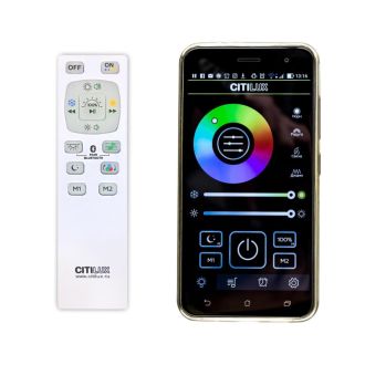 Накладной светильник Citilux Light & Music CL703M61, LED 60 Вт, хром/белый