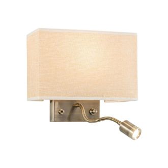Бра Citilux Декарт CL704303, E14, 60 Вт, бронзовый/бежевый, современный стиль