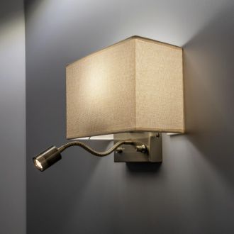 Бра Citilux Декарт CL704303, E14, 60 Вт, бронзовый/бежевый, современный стиль