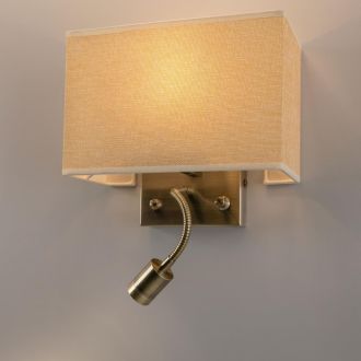 Бра Citilux Декарт CL704303, E14, 60 Вт, бронзовый/бежевый, современный стиль