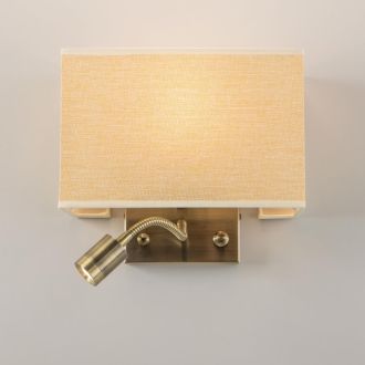Бра Citilux Декарт CL704303, E14, 60 Вт, бронзовый/бежевый, современный стиль