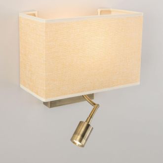 Бра Citilux Декарт CL704303, E14, 60 Вт, бронзовый/бежевый, современный стиль