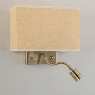 Бра Citilux Декарт CL704303, E14, 60 Вт, бронзовый/бежевый, современный стиль