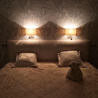 Бра Citilux Декарт CL704303, E14, 60 Вт, бронзовый/бежевый, современный стиль