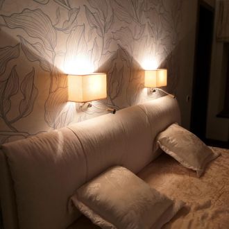 Бра Citilux Декарт CL704303, E14, 60 Вт, бронзовый/бежевый, современный стиль